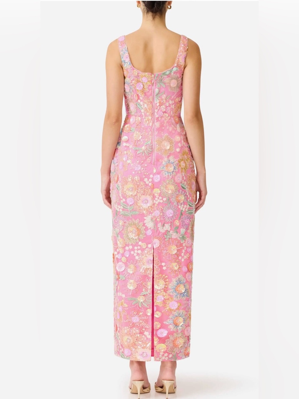 ELLIATT Nathalie Sequin floral gown. Size XS. Worn once. New season!! - Picture 4 of 10